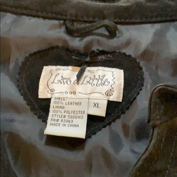 Leather suede jacket - Picture 2 of 5